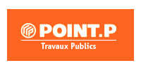Logo de la marque Point.P Travaux Publics - BIGANOS
