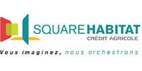 Logo de la marque Agence Square habitat Crédit Agricole