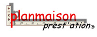 Logo de la marque planmaison prest'ation LUS 