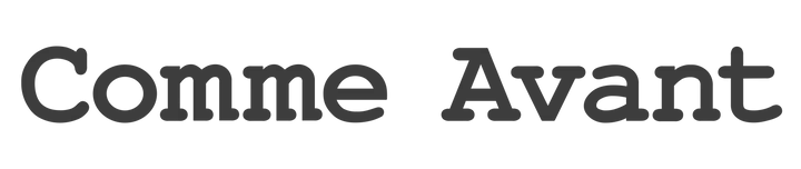 Logo marque Comme Avant 