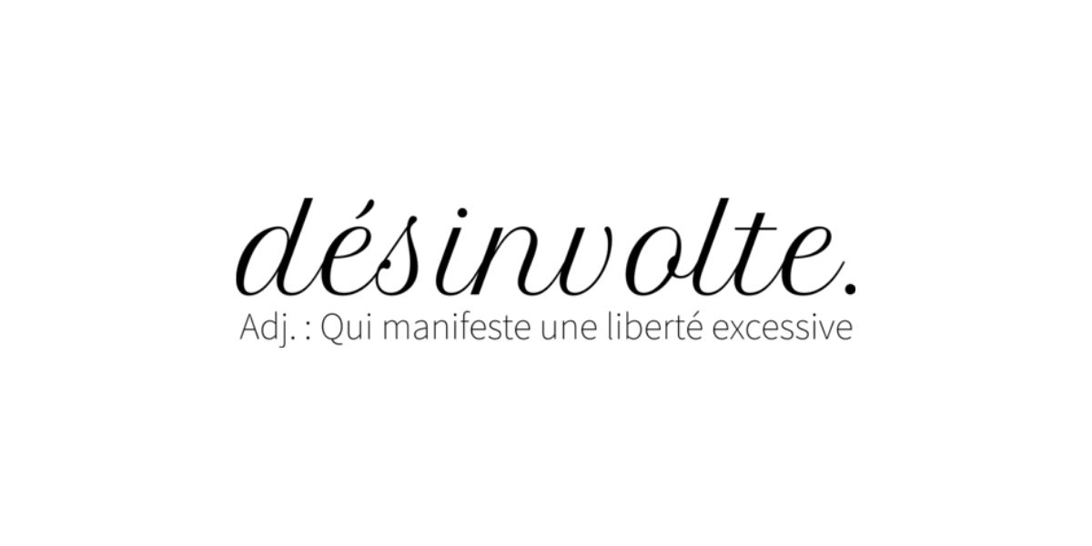 Logo marque désinvolte.