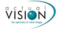 Logo de la marque Actual Vision - Blanc Mesnil