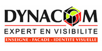 Logo de la marque Dynacom Enseignes - Siège et usine de production